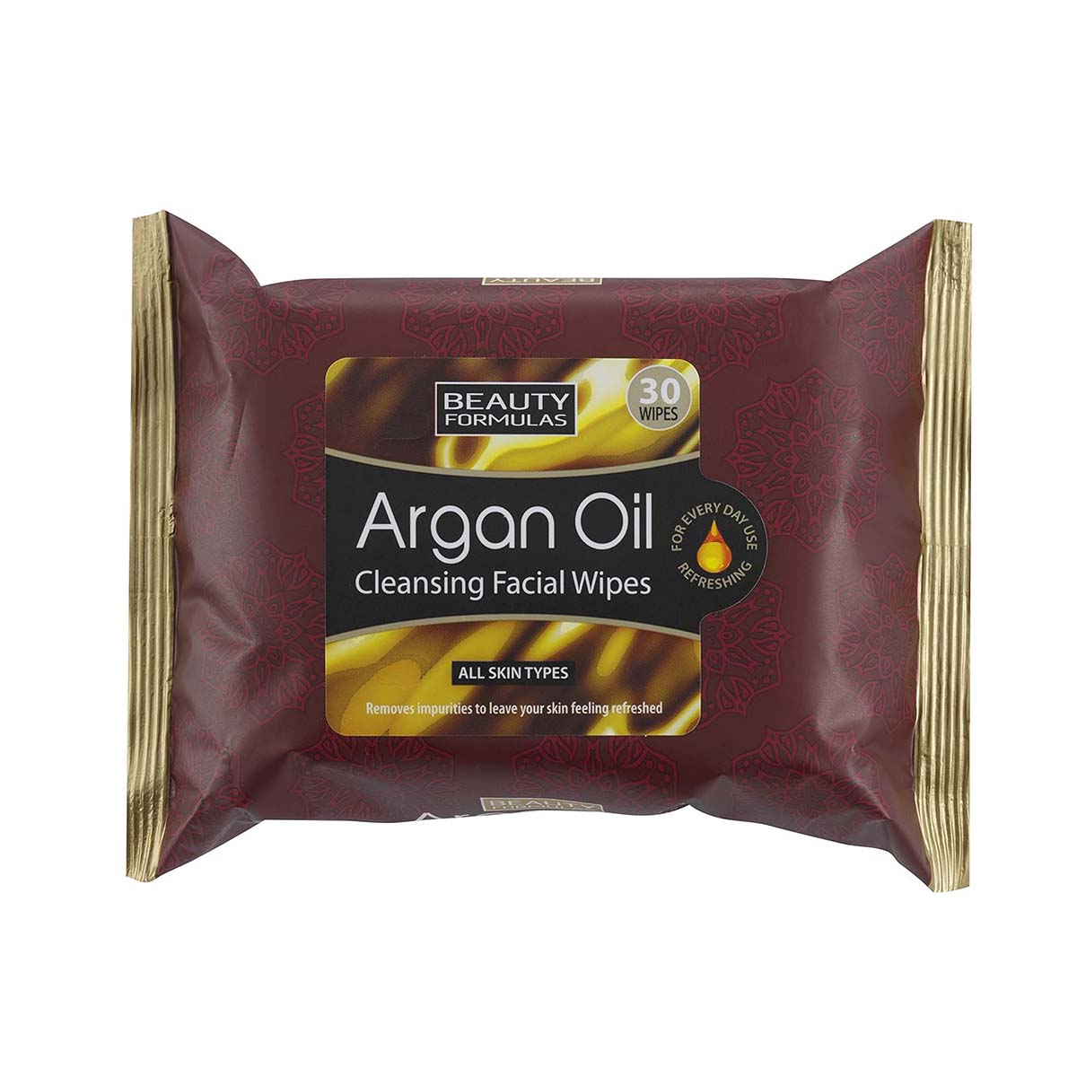 Beauty Formulas Argan Oil Cleansing Facial Wipes (30 Wipes) – Beauty ...